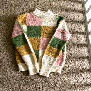 Greylin Gwen Patchwork sweater